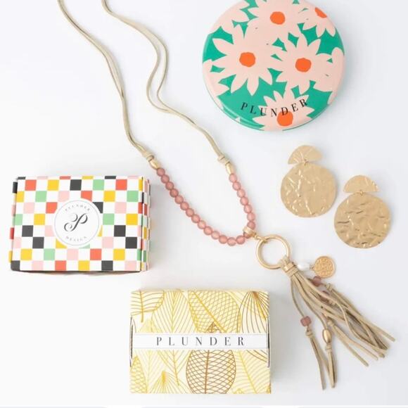 New Plunder "Maia" Blush Pink Tassel Necklace (28"-31") - Picture 4 of 4